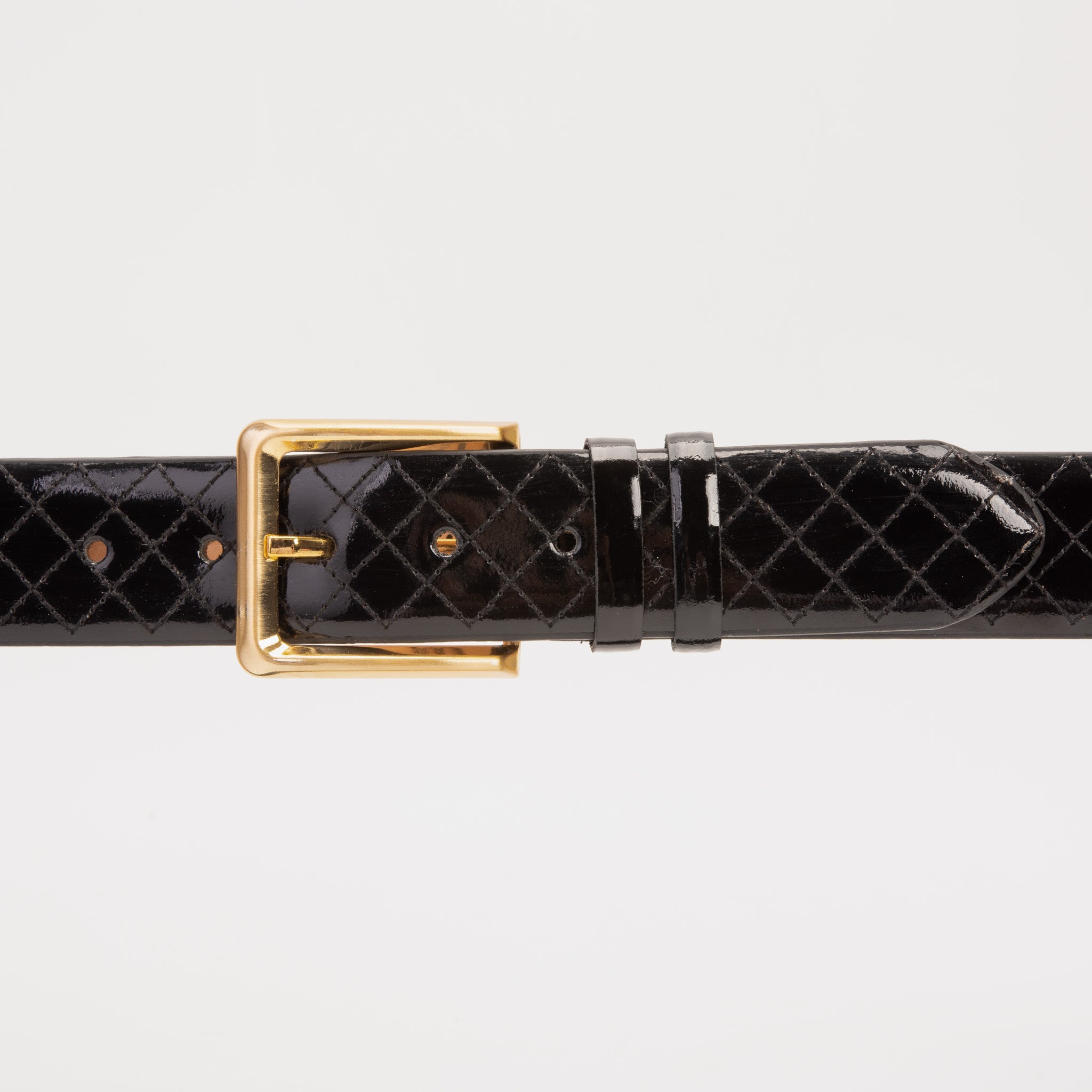 The Prestige Black Leather Belt - Vinci Leather
