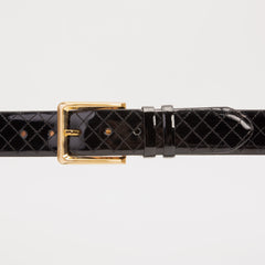 The Prestige Black Leather Belt - Vinci Leather