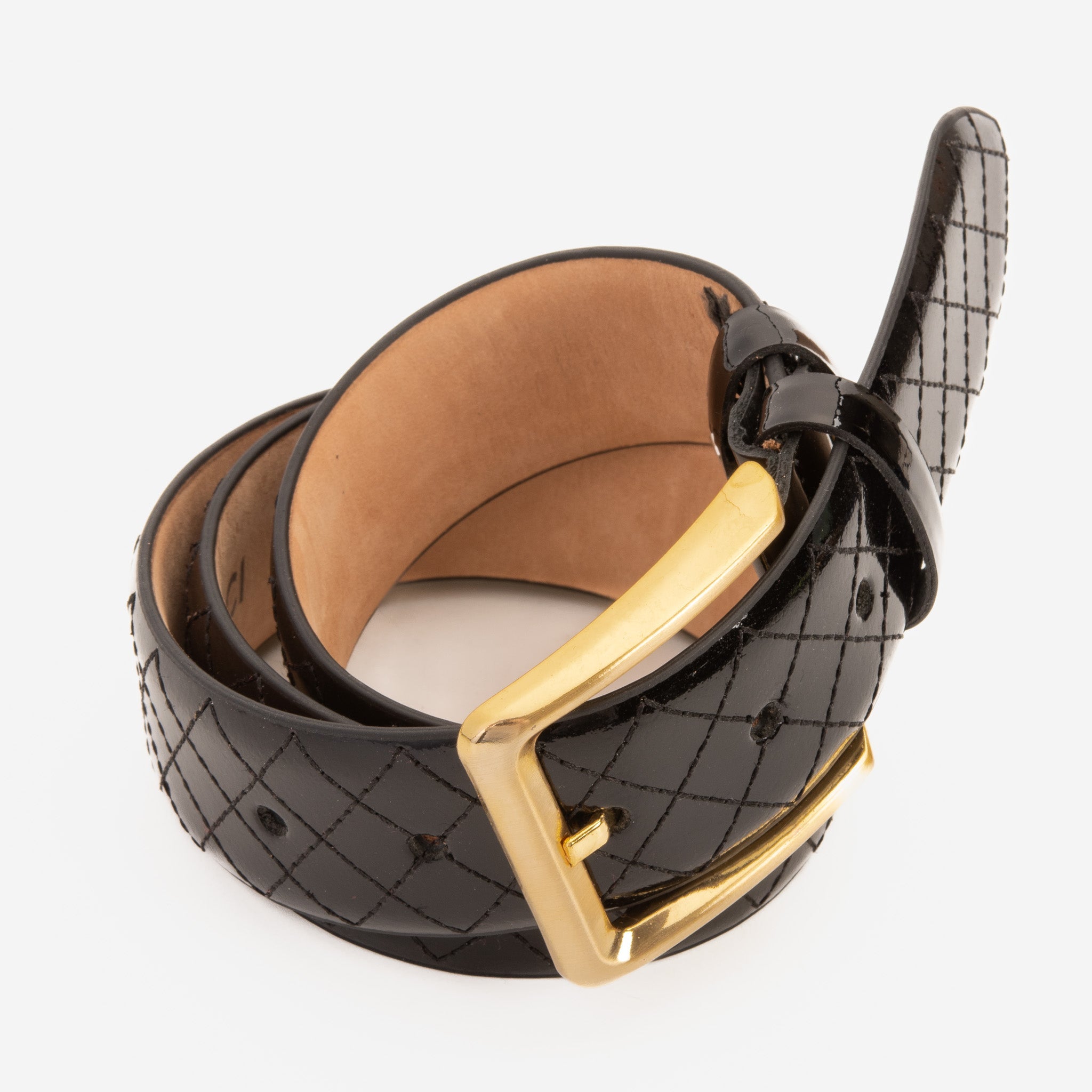 The Prestige Black Leather Belt - Vinci Leather