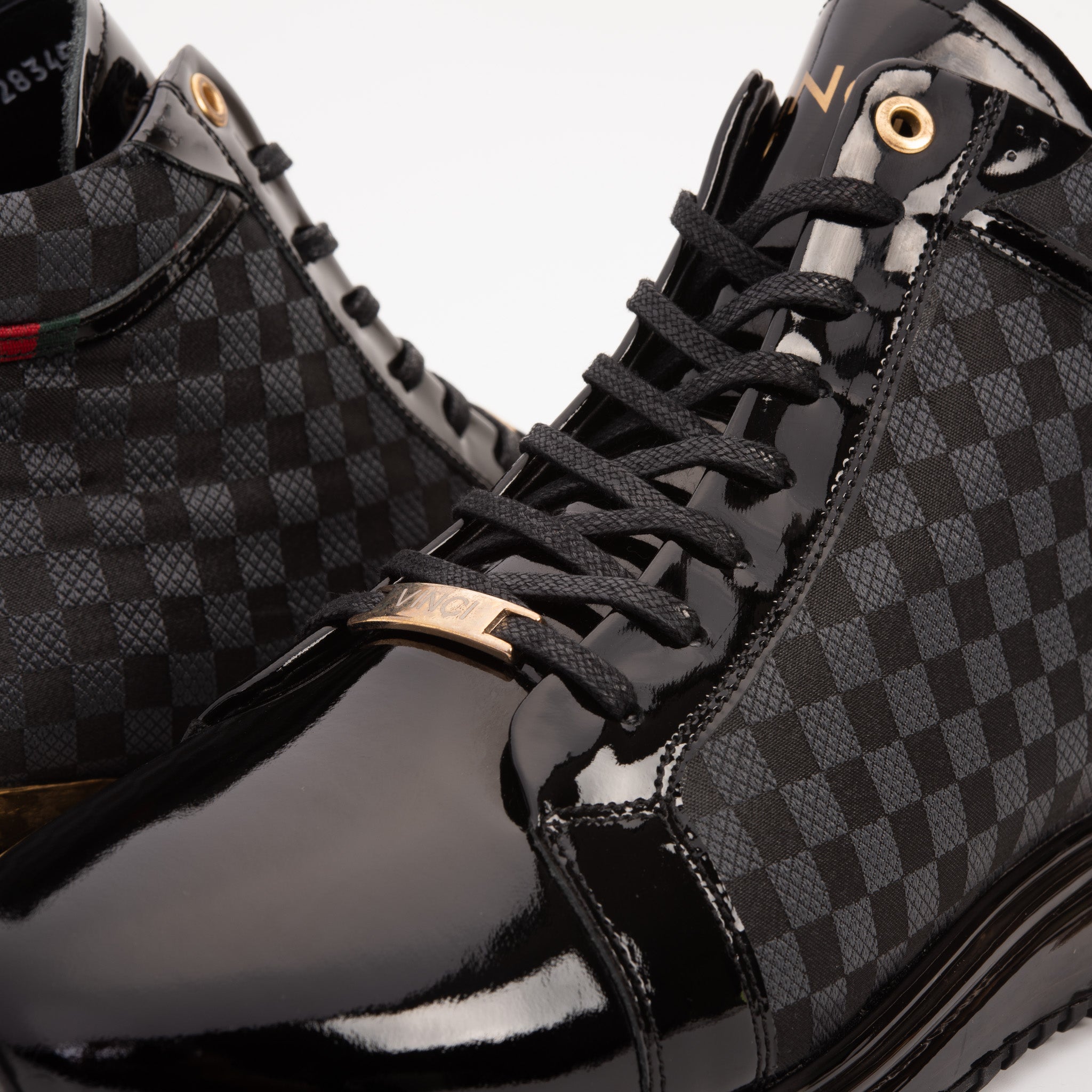 The Monte Carlo Black High-Top Sneaker Limited Edition - Vinci Leather