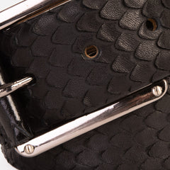The Caesars Black Leather Belt - Vinci Leather