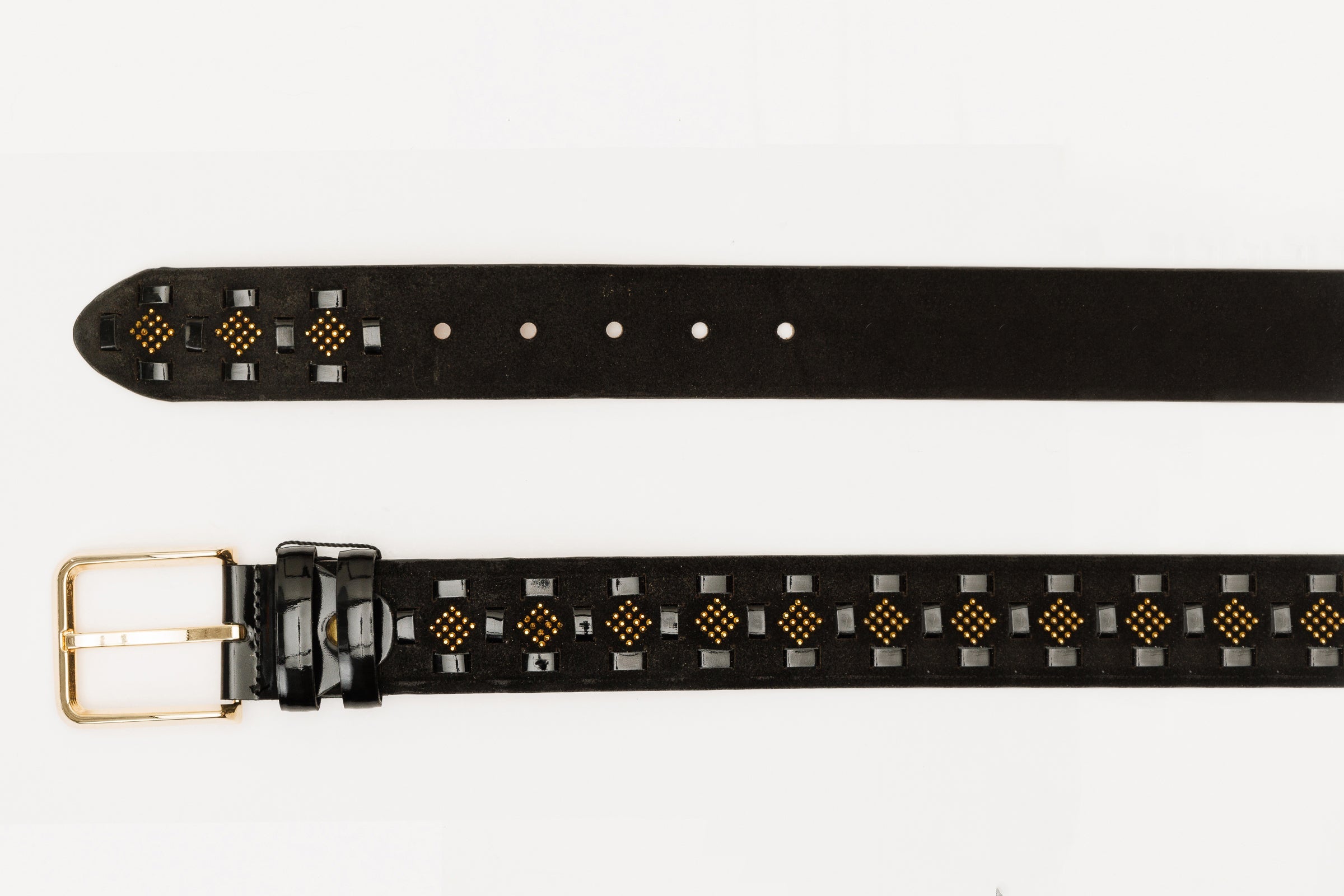The Vicino Black Leather Belt - Vinci Leather