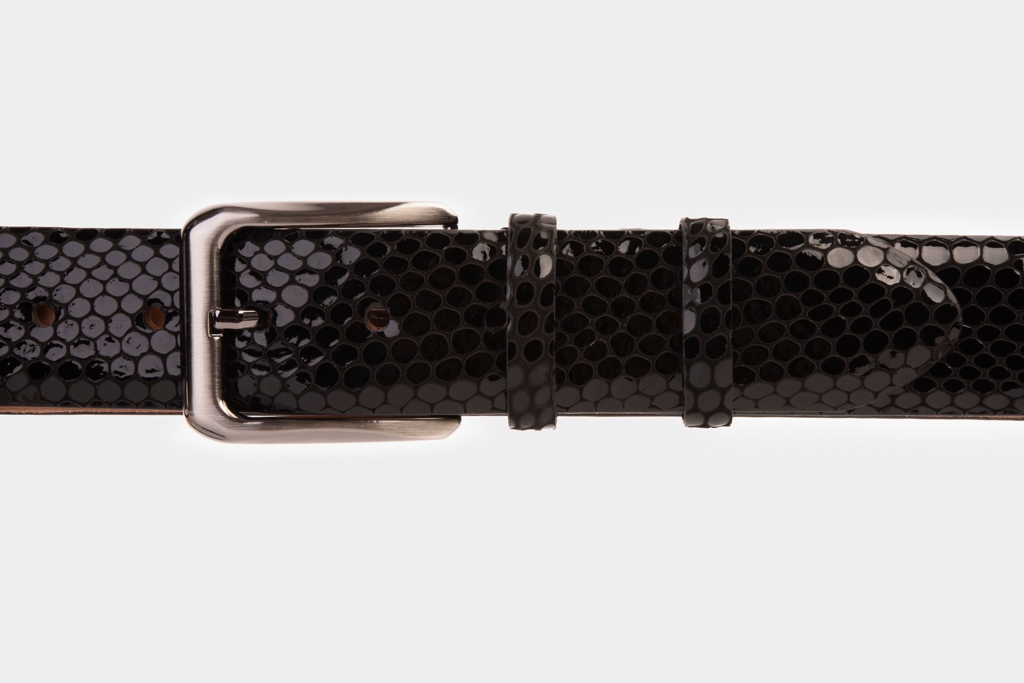 The King Black Leather Belt - Vinci Leather