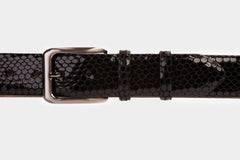 The King Black Leather Belt - Vinci Leather