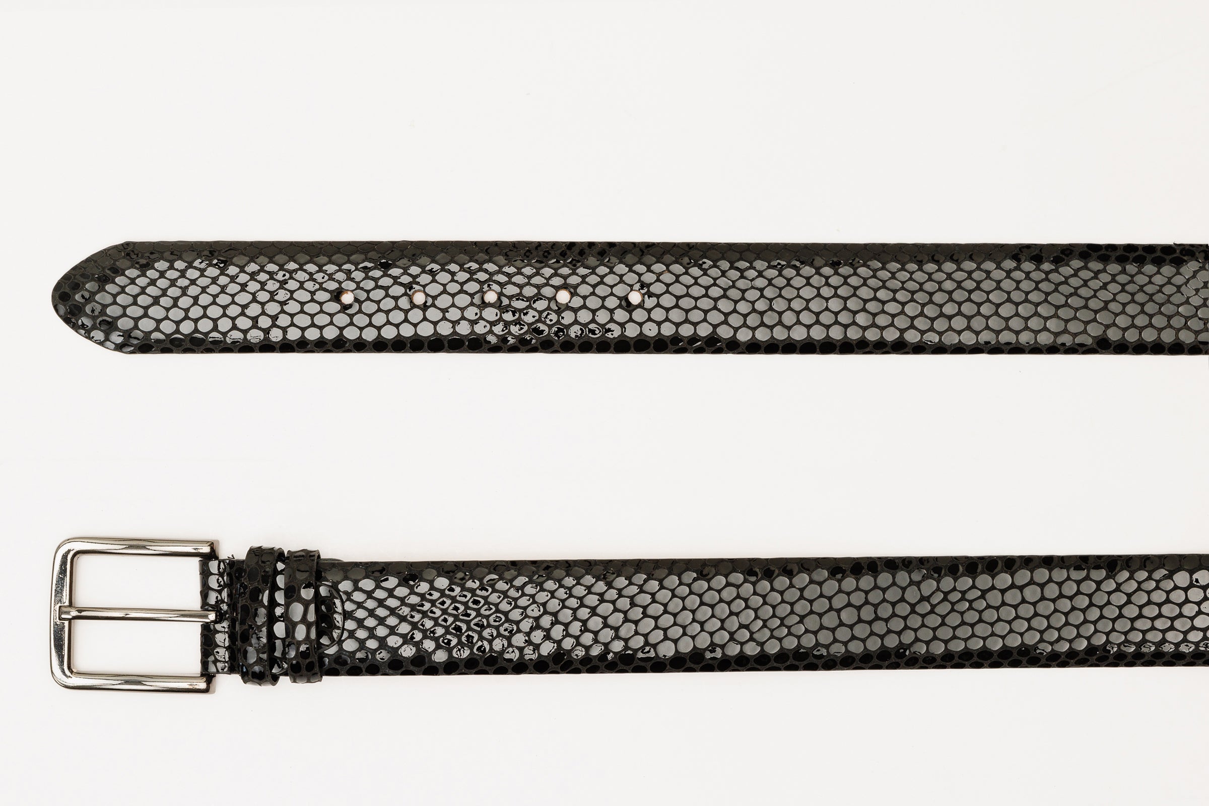 The King Black Leather Belt - Vinci Leather