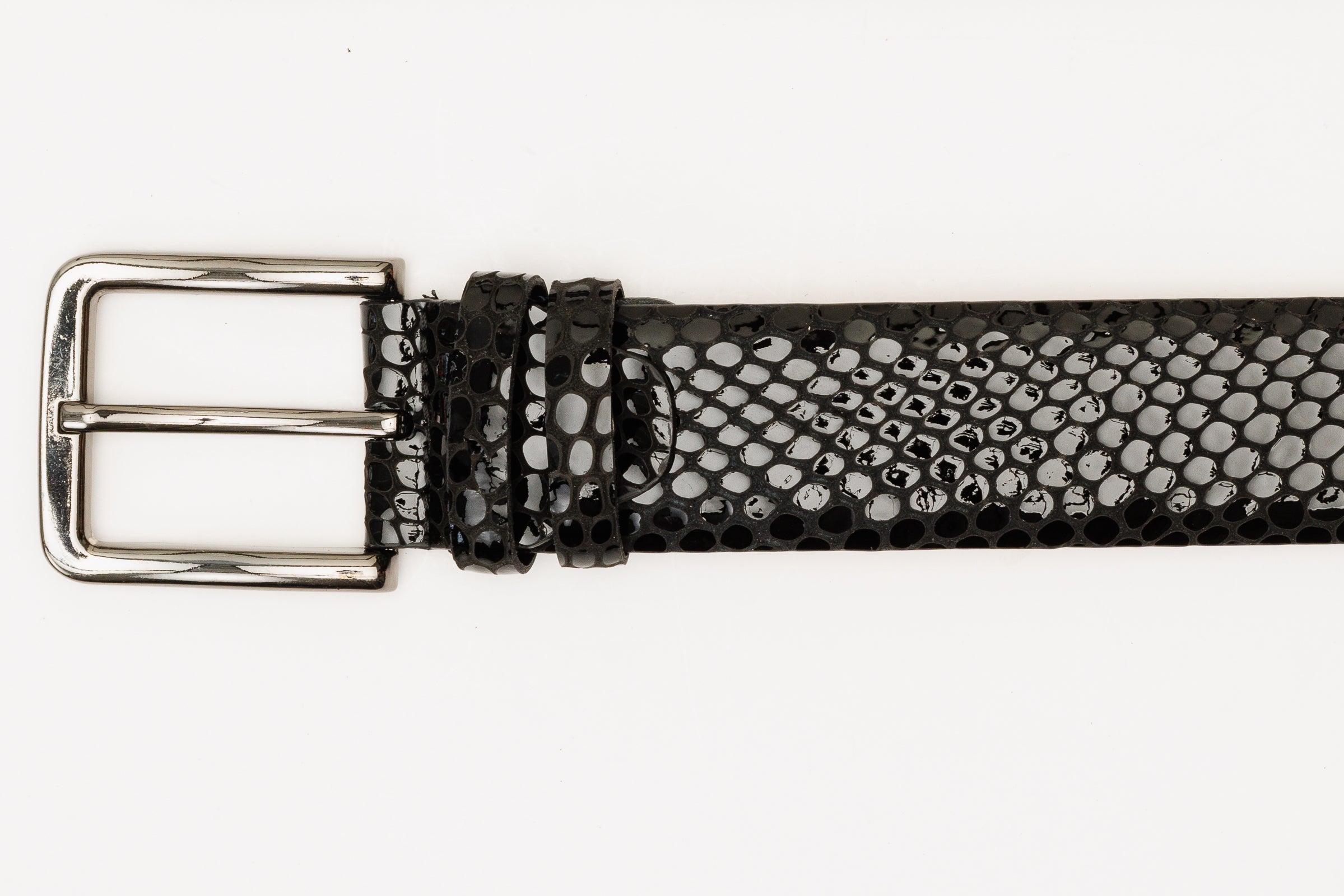 The King Black Leather Belt - Vinci Leather