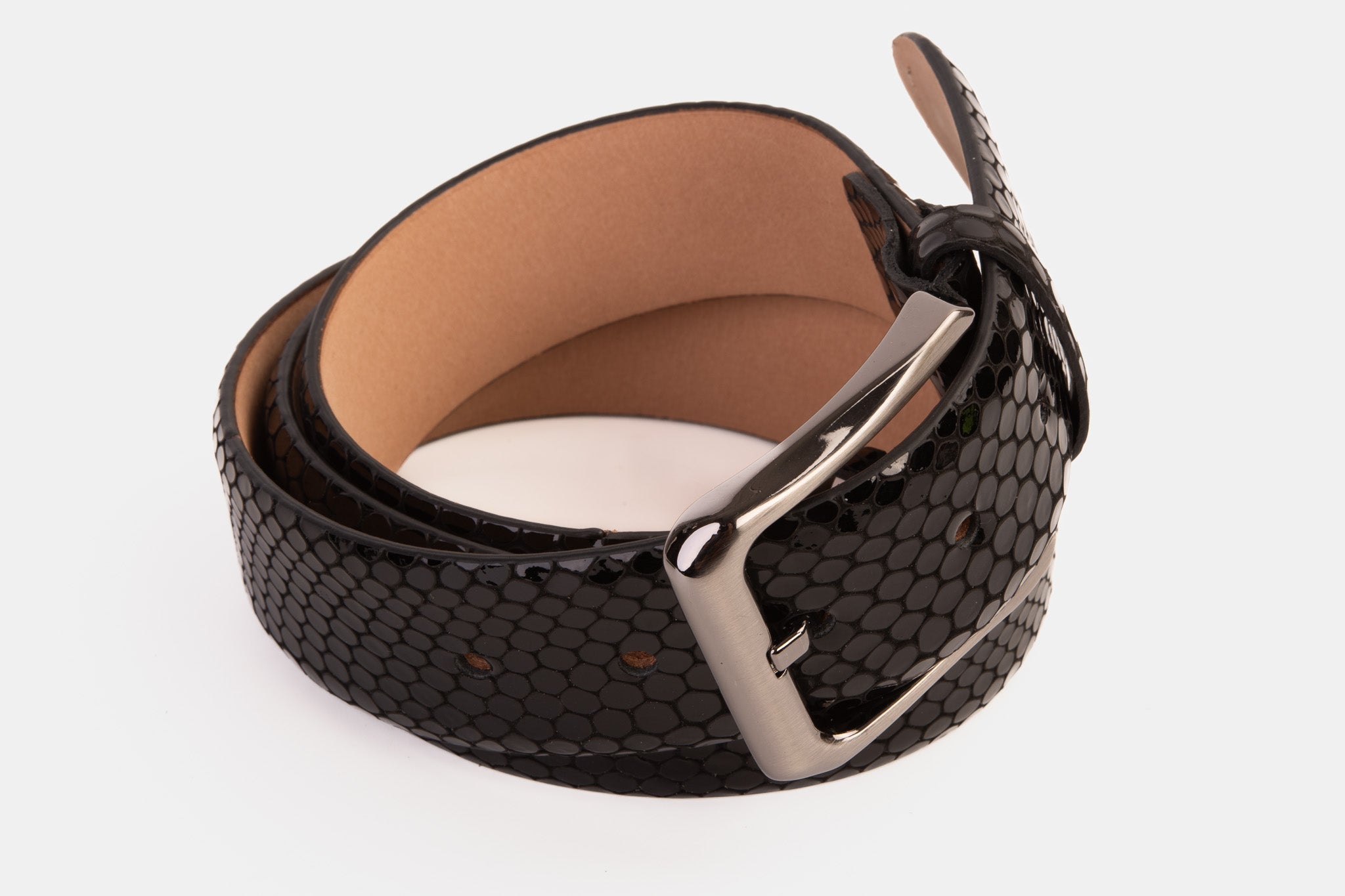 The King Black Leather Belt - Vinci Leather