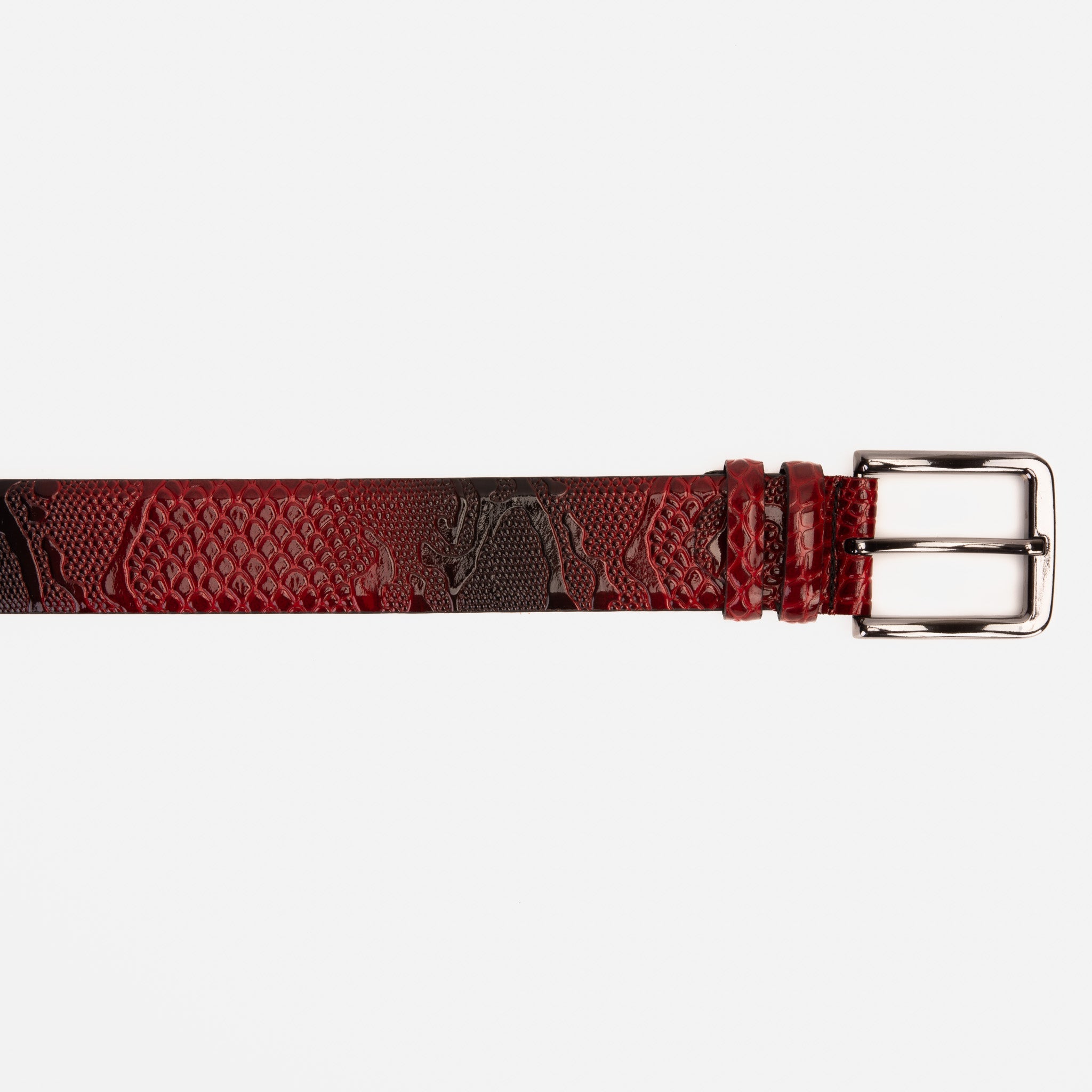 The Milano Red Leather Belt Limited Edition - Vinci Leather