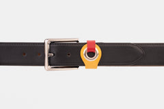 The Jackie Black Leather Belt - Vinci Leather
