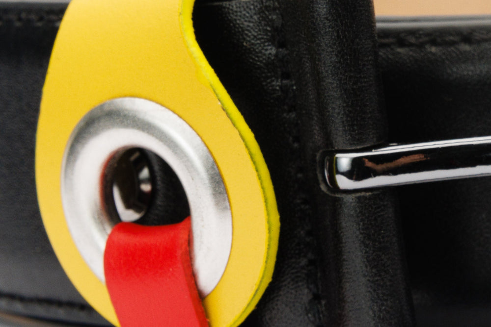The Jackie Black Leather Belt - Vinci Leather