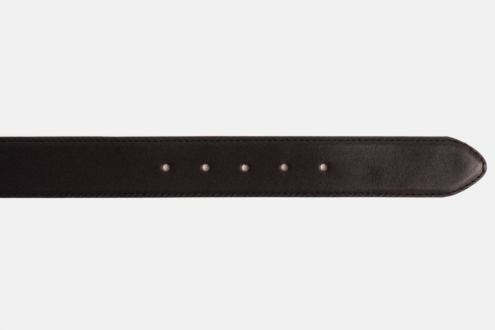 The Jackie Black Leather Belt - Vinci Leather