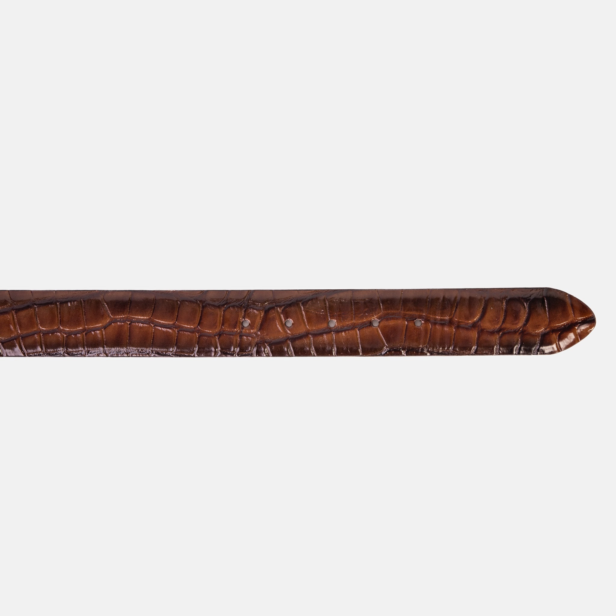 The Strat Brown Leather Belt - Vinci Leather