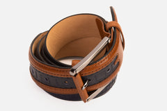 The Istanbul  Tan Leather Belt - Vinci Leather