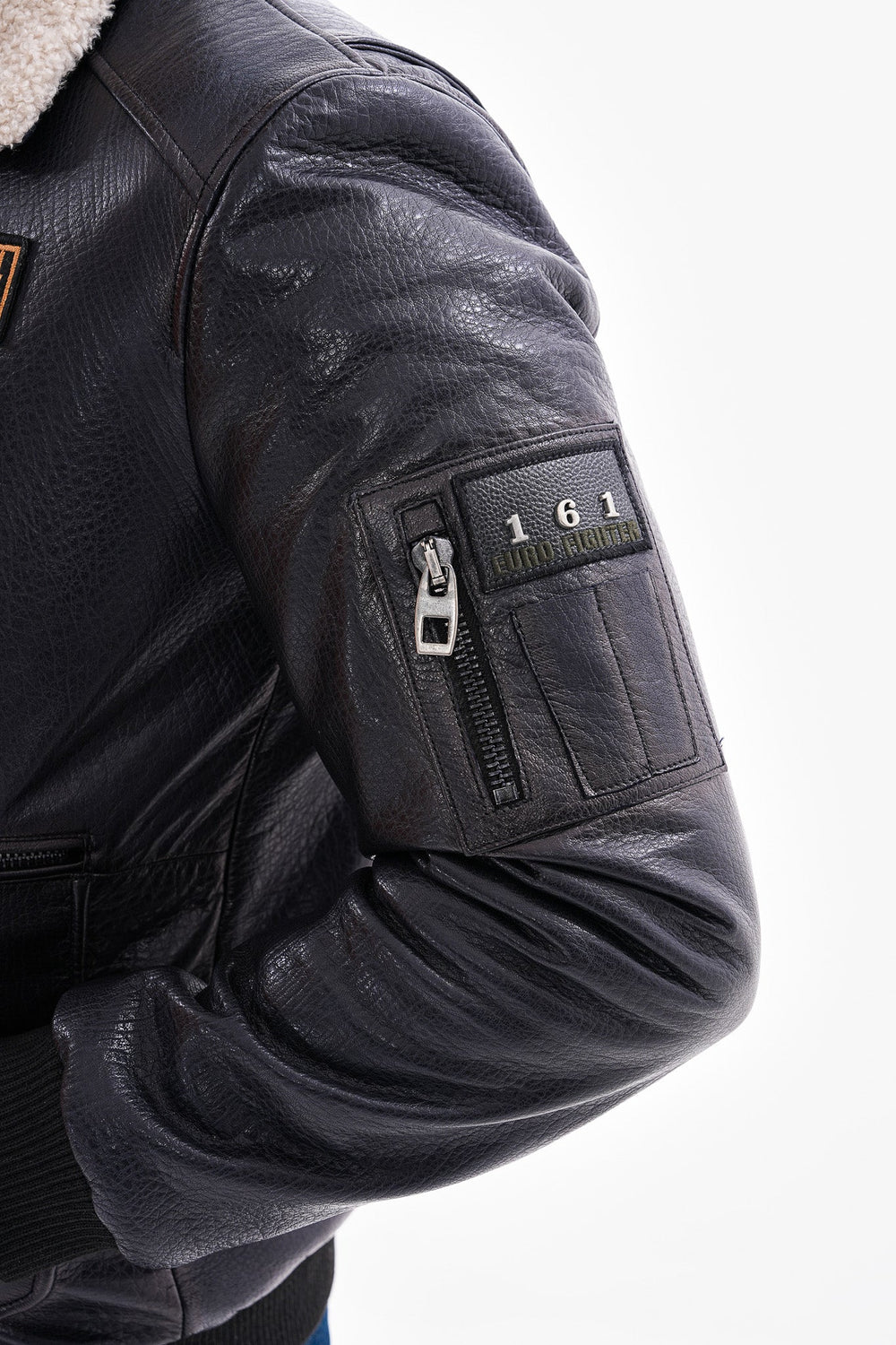 The Northway Navy Blue Lambskin Leather Jacket - Vinci Leather