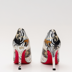 The Perugia White Leather Pump Shoe - Vinci Leather