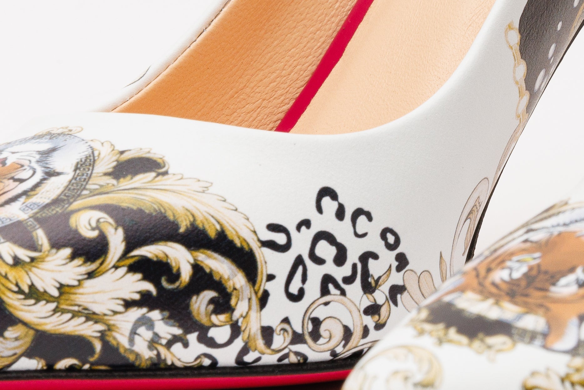 The Perugia White Leather Pump Shoe - Vinci Leather