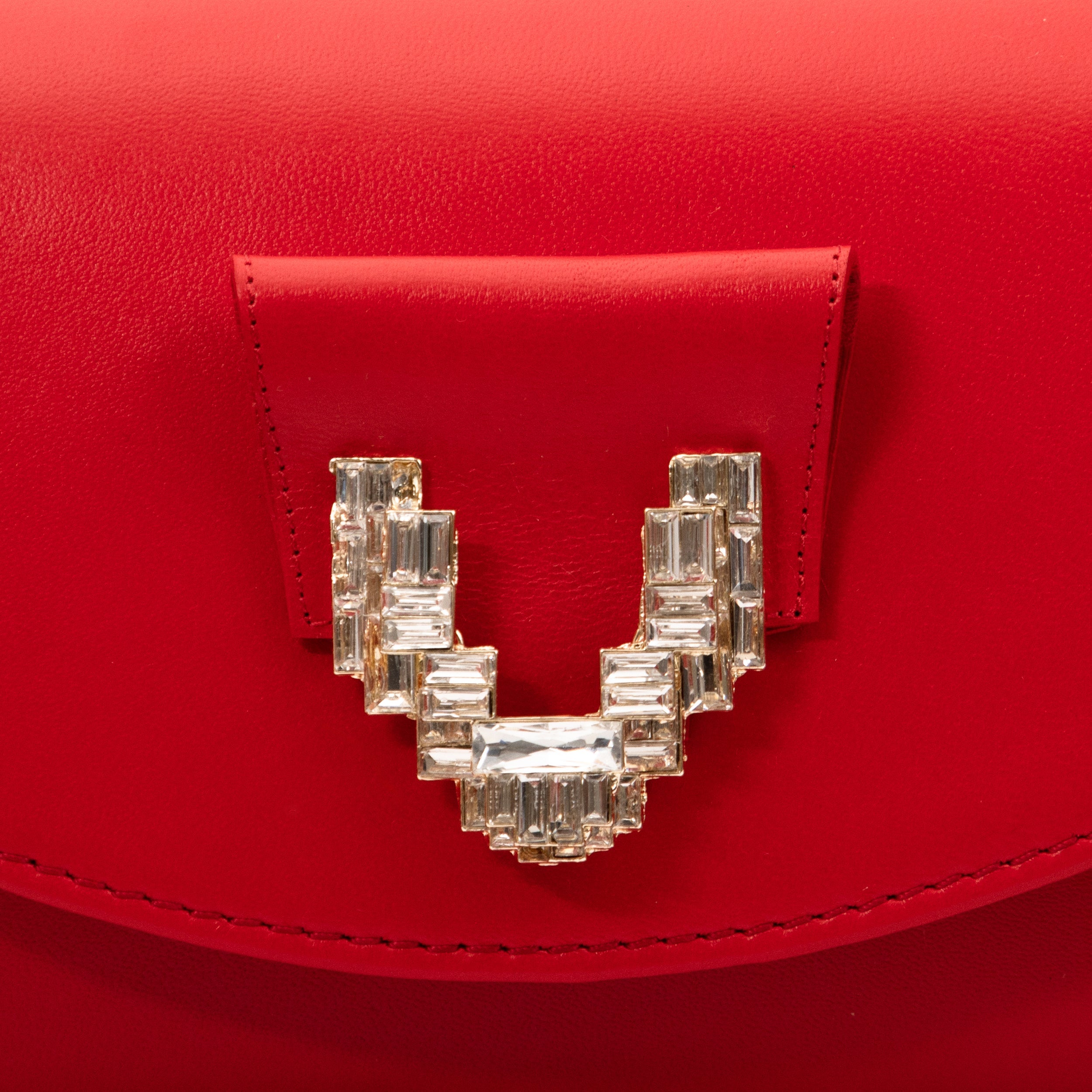 The Love Red  Leather Handbag - Vinci Leather