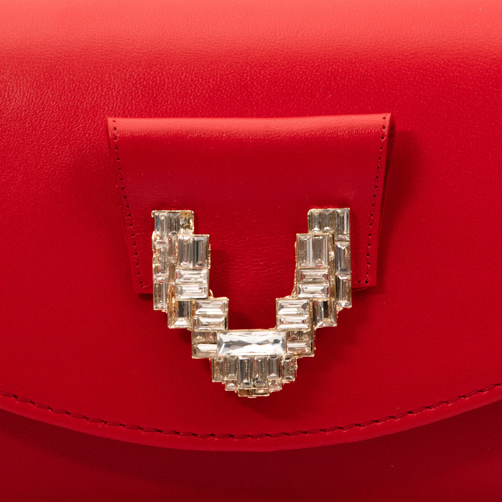 The Love Red  Leather Handbag - Vinci Leather