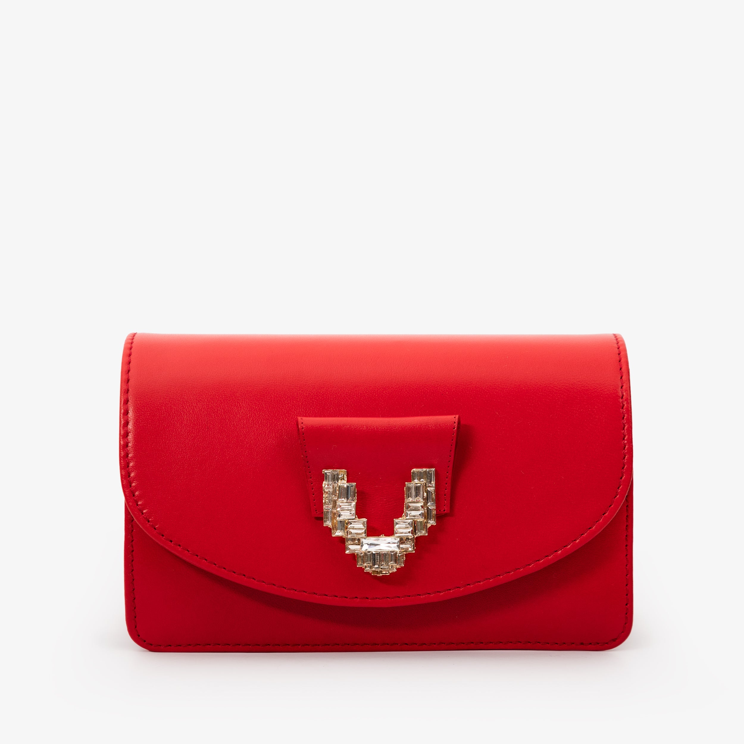 The Love Red  Leather Handbag - Vinci Leather