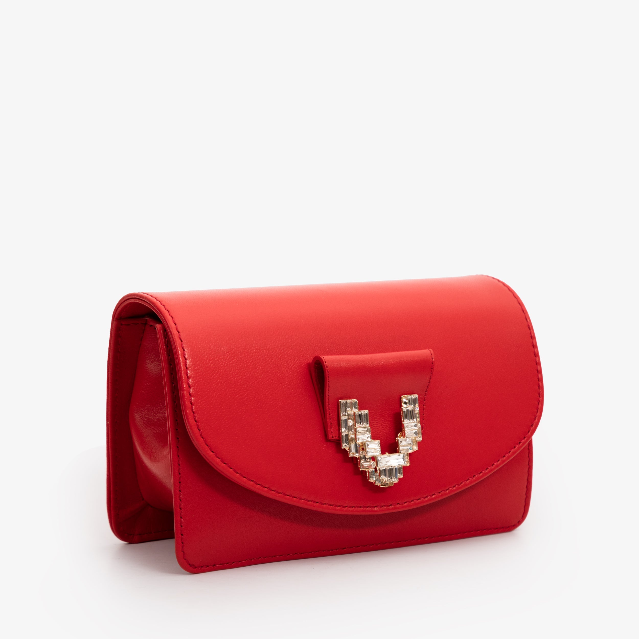 The Love Red  Leather Handbag - Vinci Leather