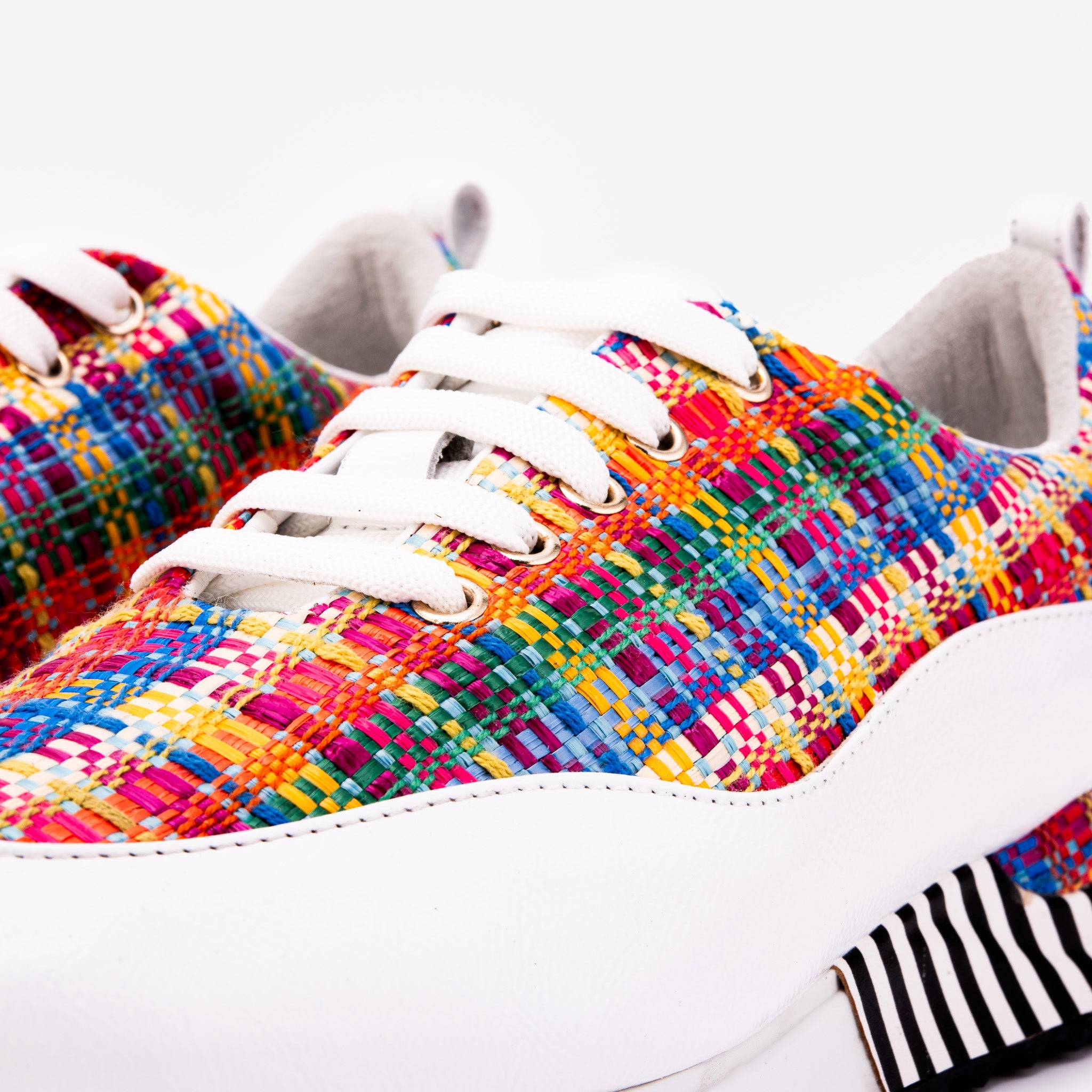 The Valencia White Leather Sneaker - Vinci Leather