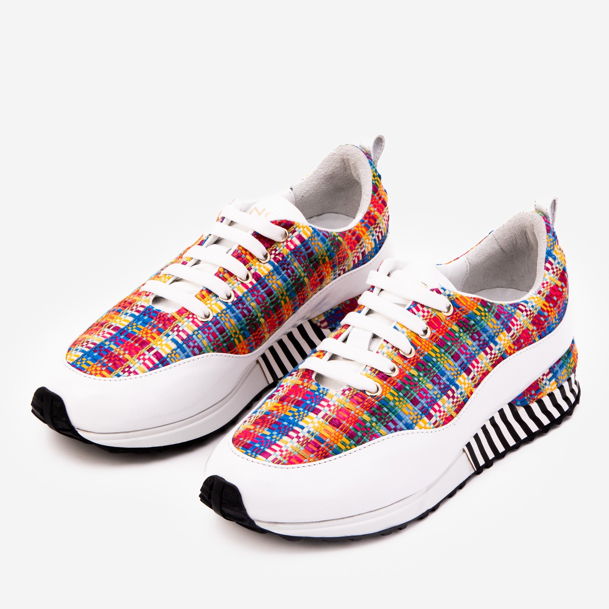 The Valencia White Leather Sneaker - Vinci Leather