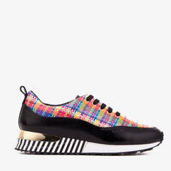 The Valencia Leather Black Sneaker - Vinci Leather
