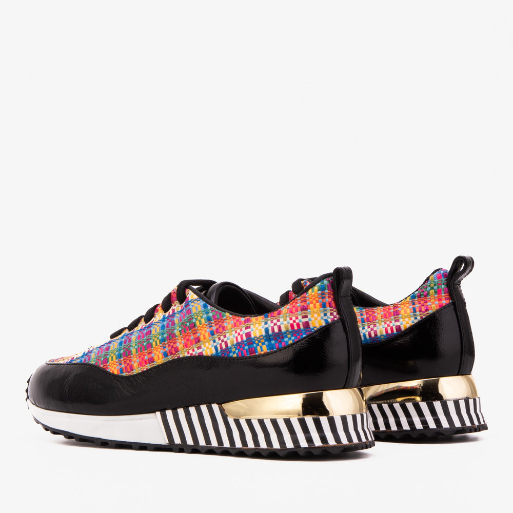 The Valencia Leather Black Sneaker - Vinci Leather