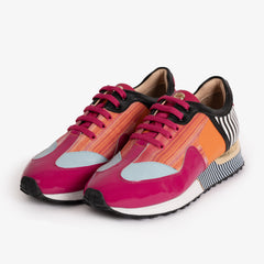 Santa Amaro Multi Color Fuchsia Sneaker - Vinci Leather