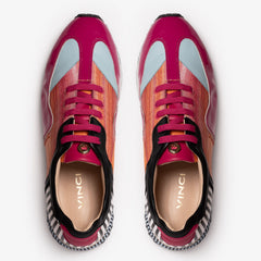 Santa Amaro Multi Color Fuchsia Sneaker - Vinci Leather