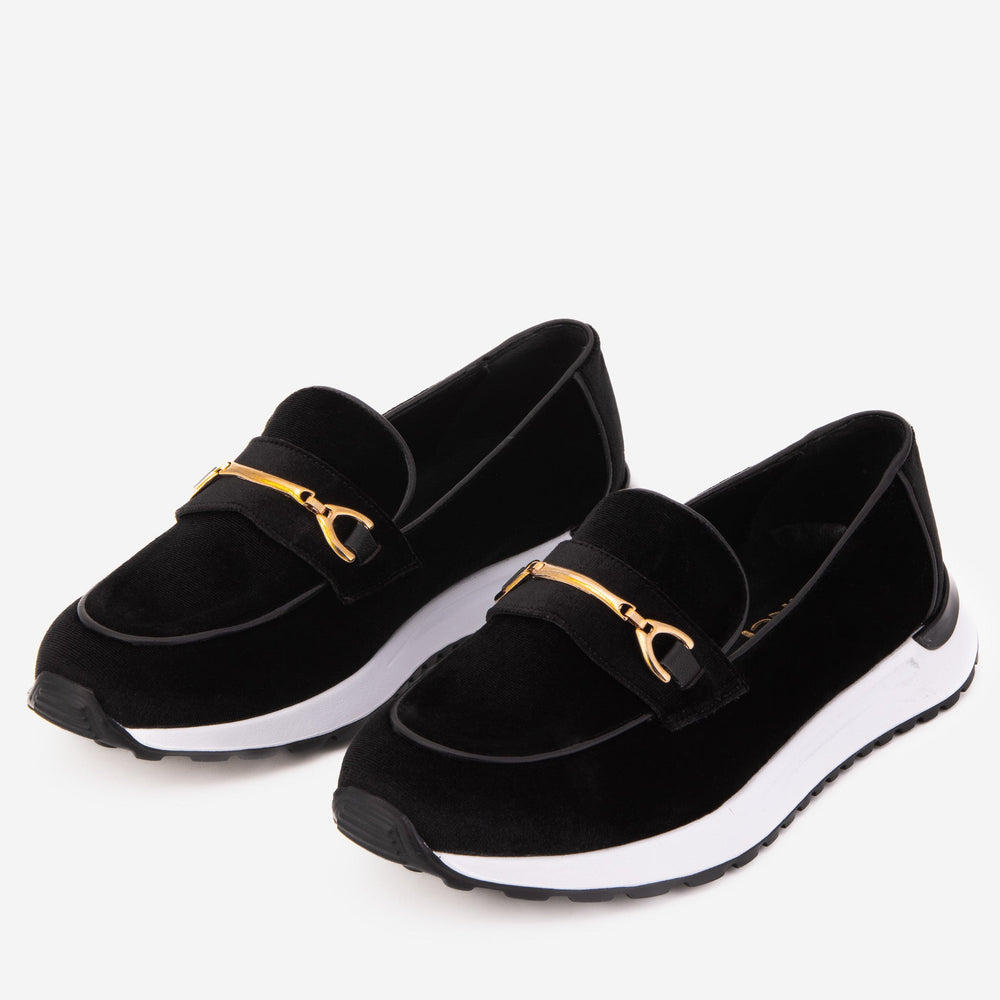 The Milan Black Leather Sneaker - Vinci Leather