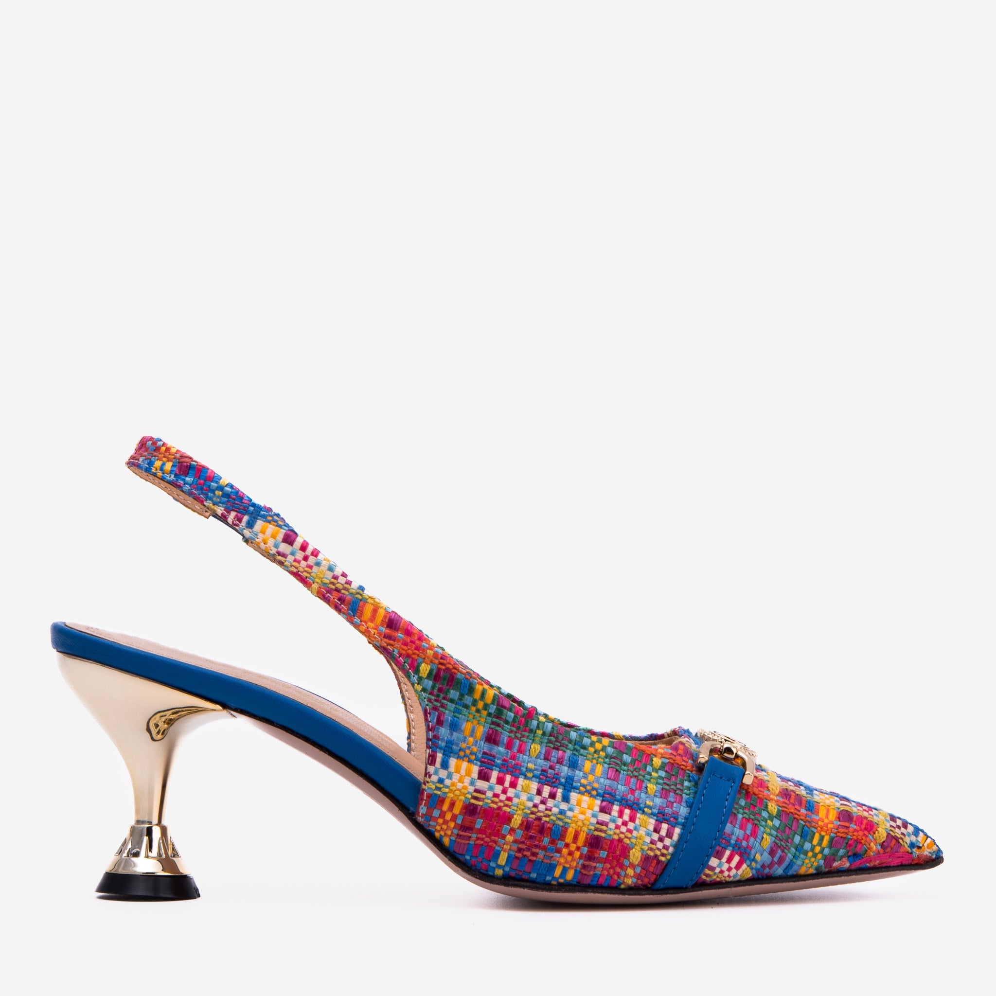The Zoe Leather Slingback Sandal - Vinci Leather
