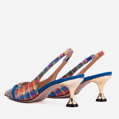 The Zoe Leather Slingback Sandal - Vinci Leather