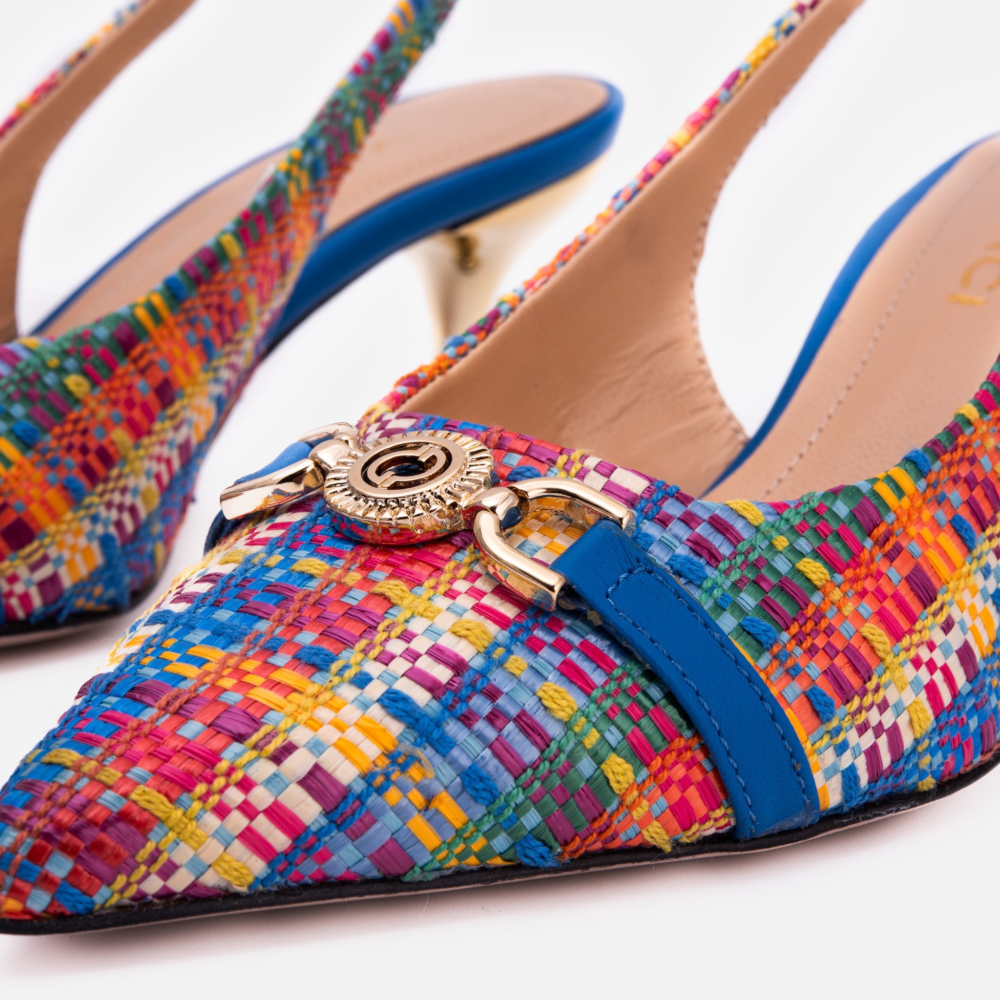 The Zoe Leather Slingback Sandal - Vinci Leather