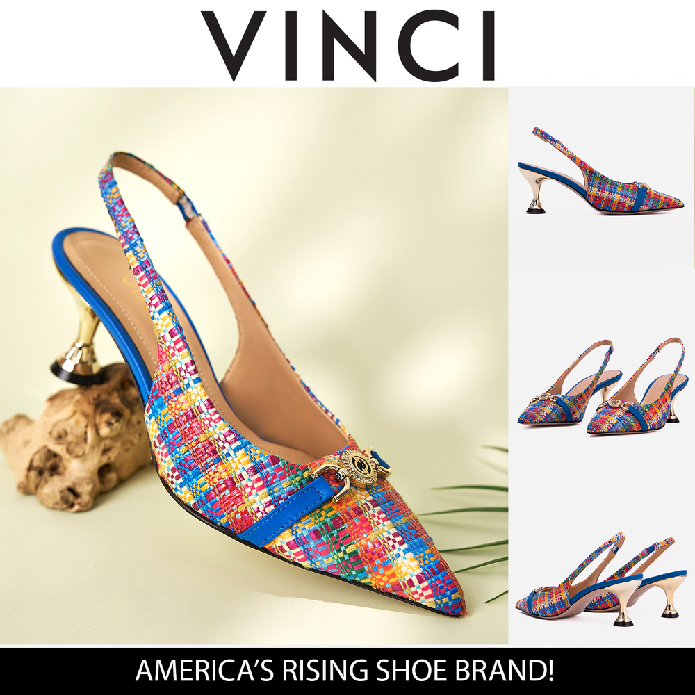 The Zoe Leather Slingback Sandal - Vinci Leather