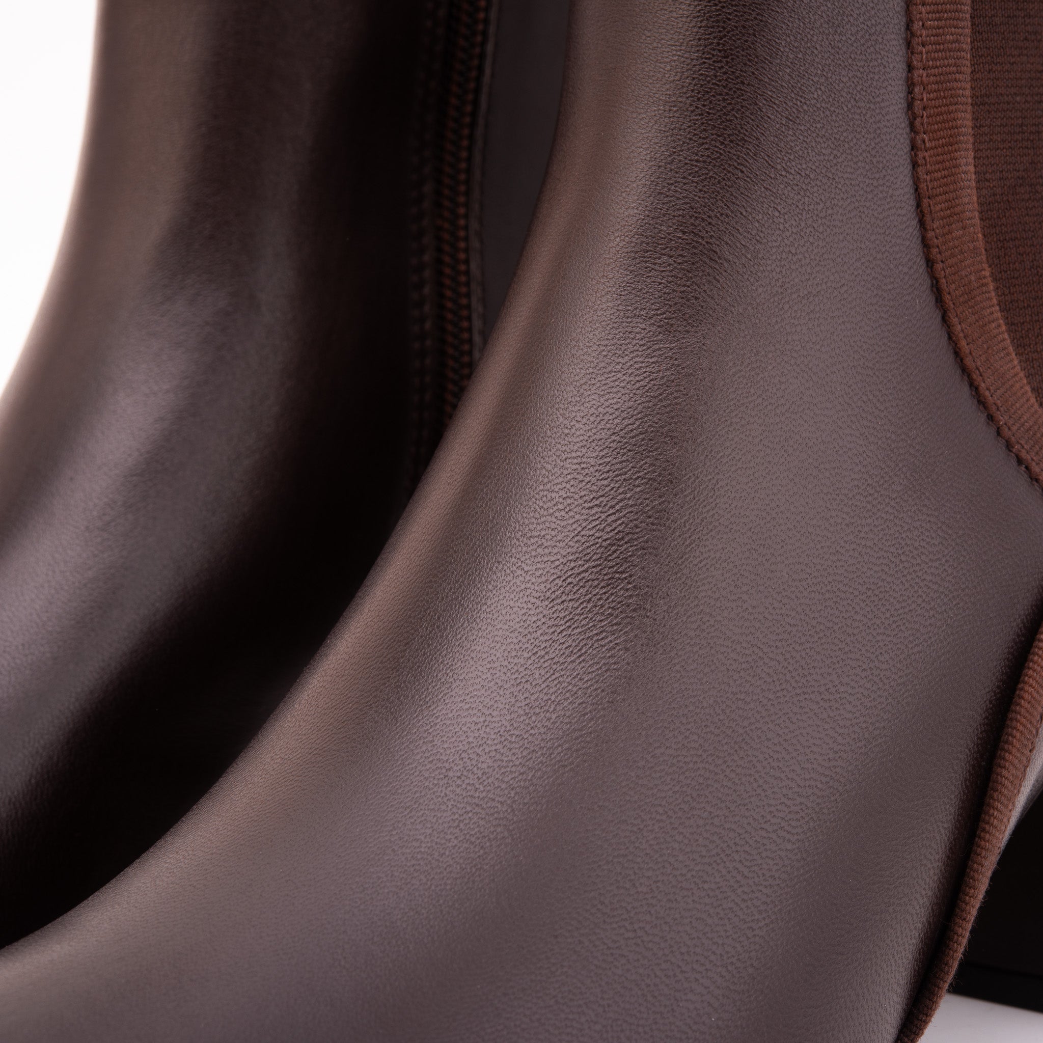 The Kensington Brown Leather Block Heel Women’s Mid-Calf Boot - Vinci Leather
