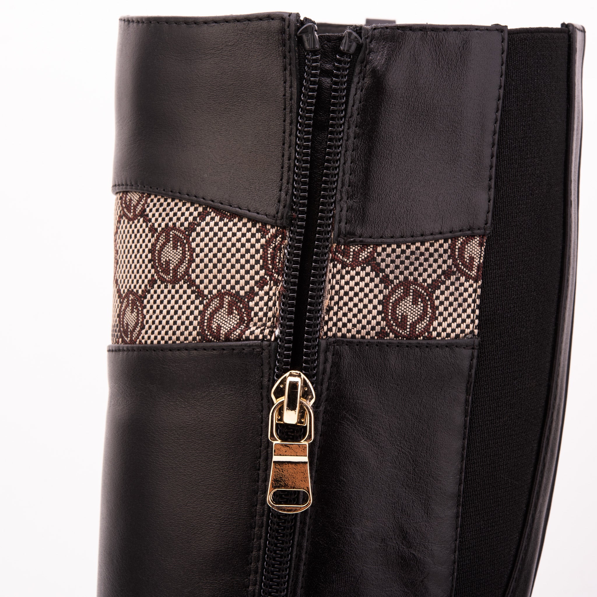 The Bellina Black Leather Women’s Knee-High Boot - Vinci Leather