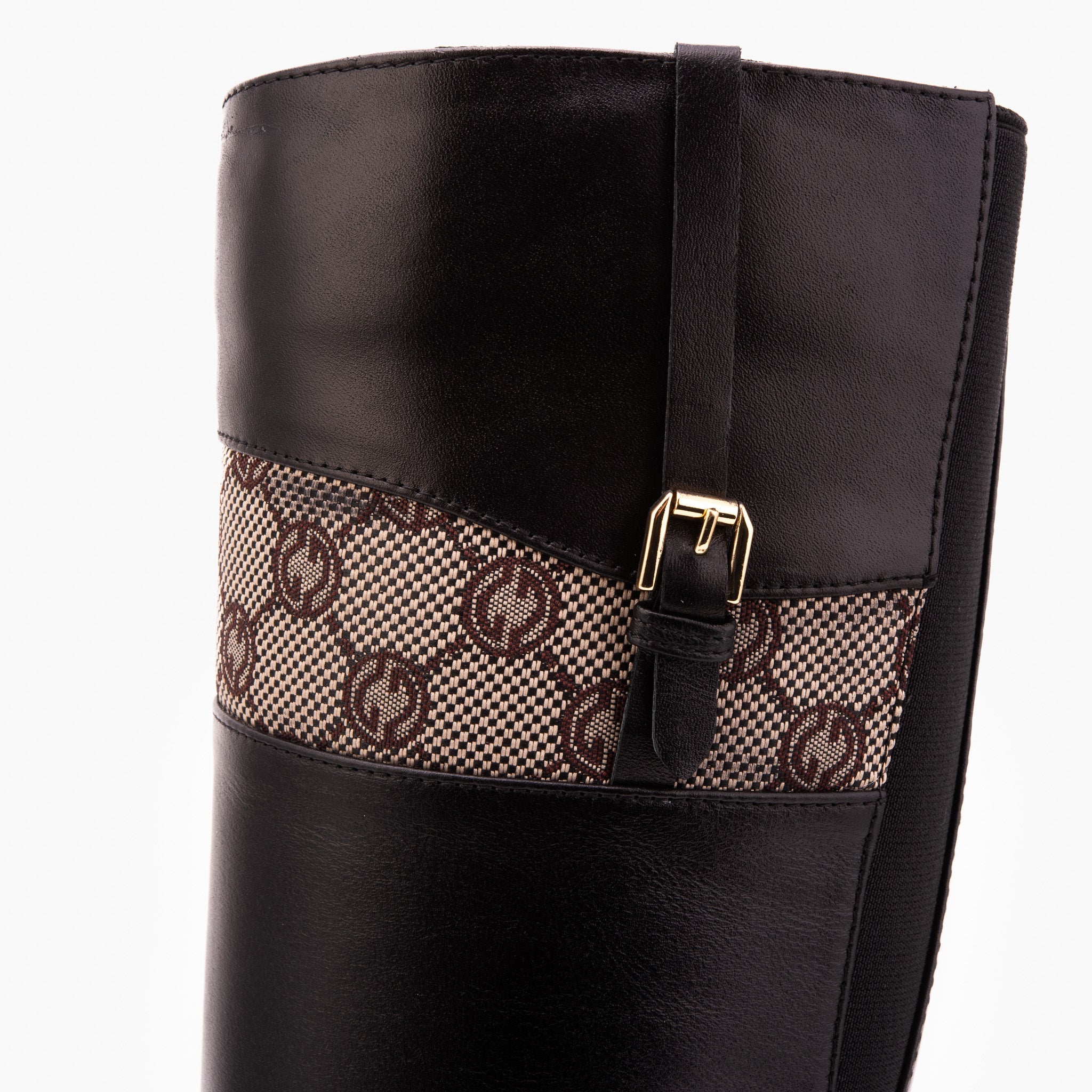 The Bellina Black Leather Women’s Knee-High Boot - Vinci Leather