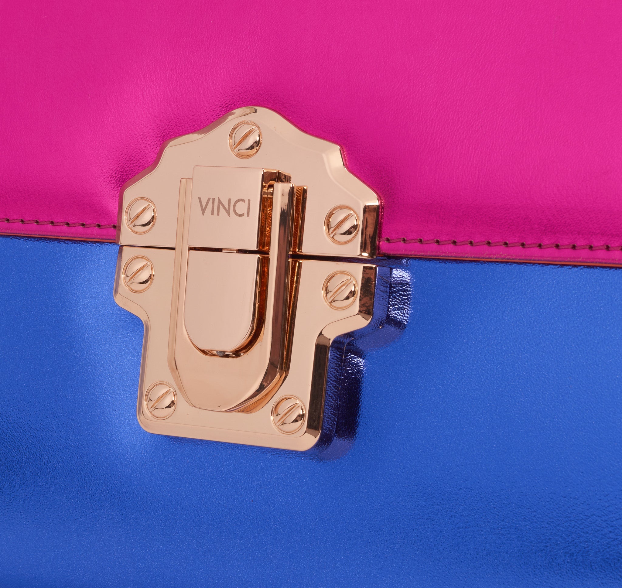 The Duffryn Fuschia Leather Handbag - Vinci Leather
