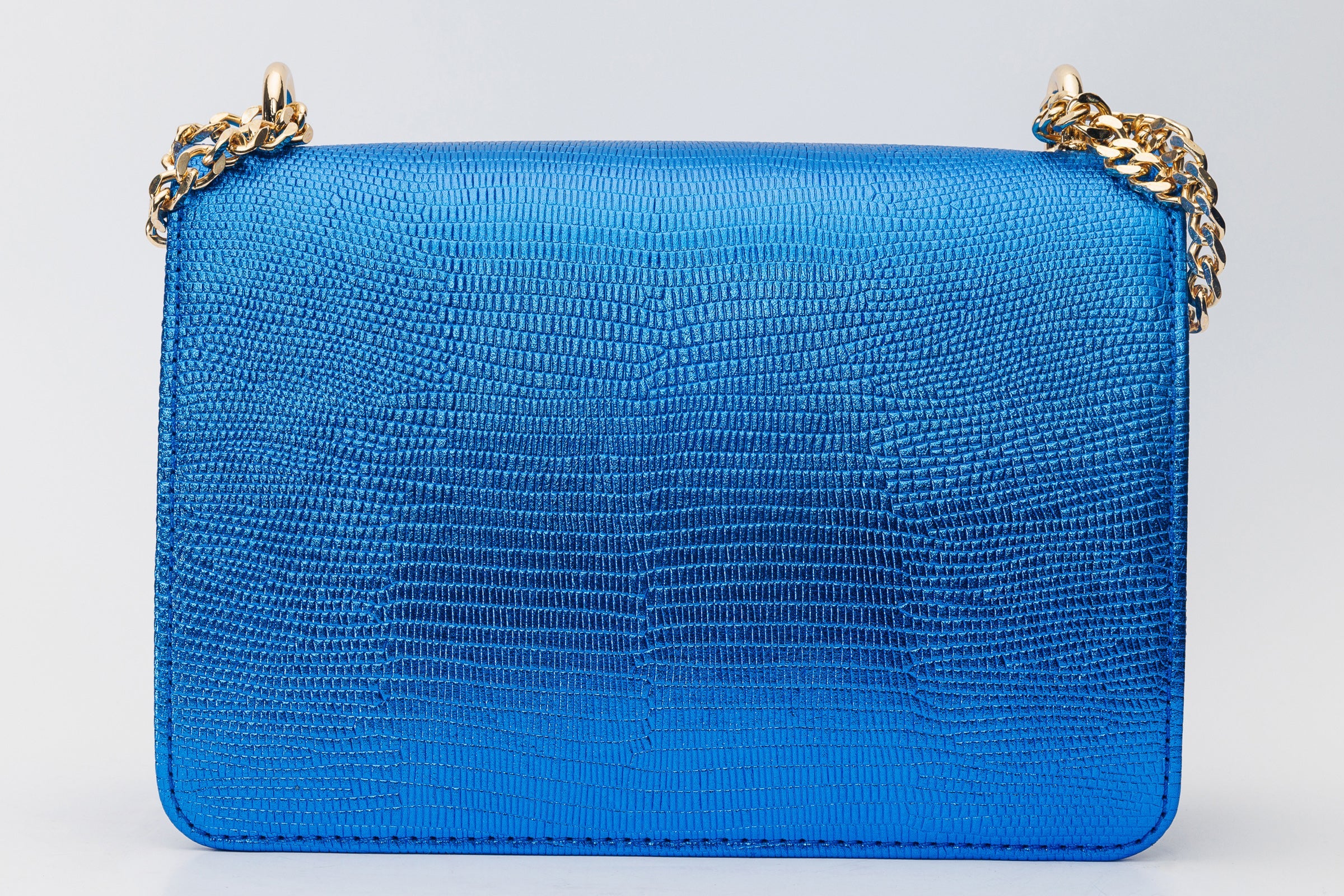 The Maple Sax Blue Leather Handbag - Vinci Leather