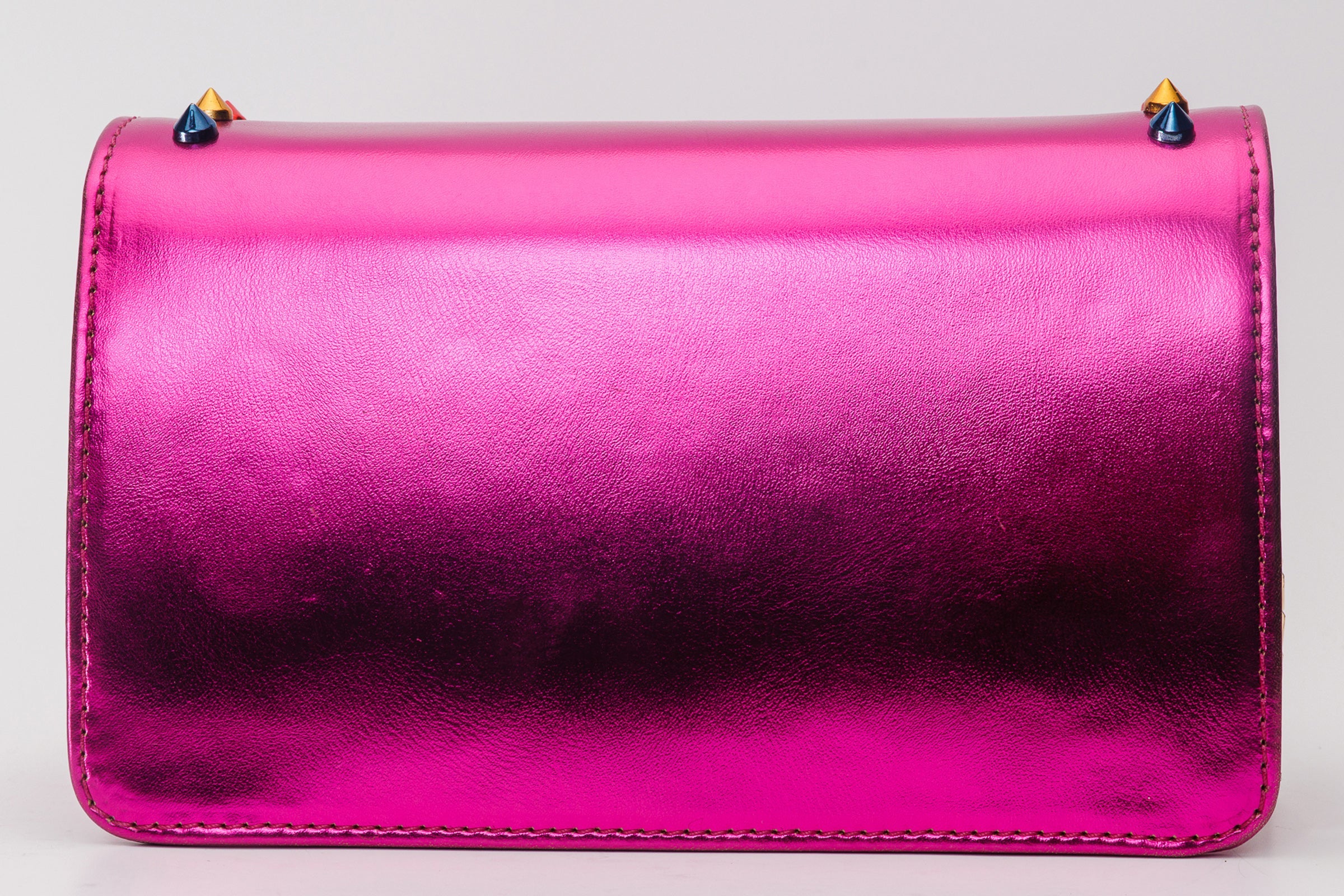 The Caris Fuchsia Leather Handbag - Vinci Leather