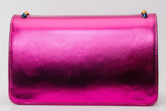 The Caris Fuchsia Leather Handbag - Vinci Leather