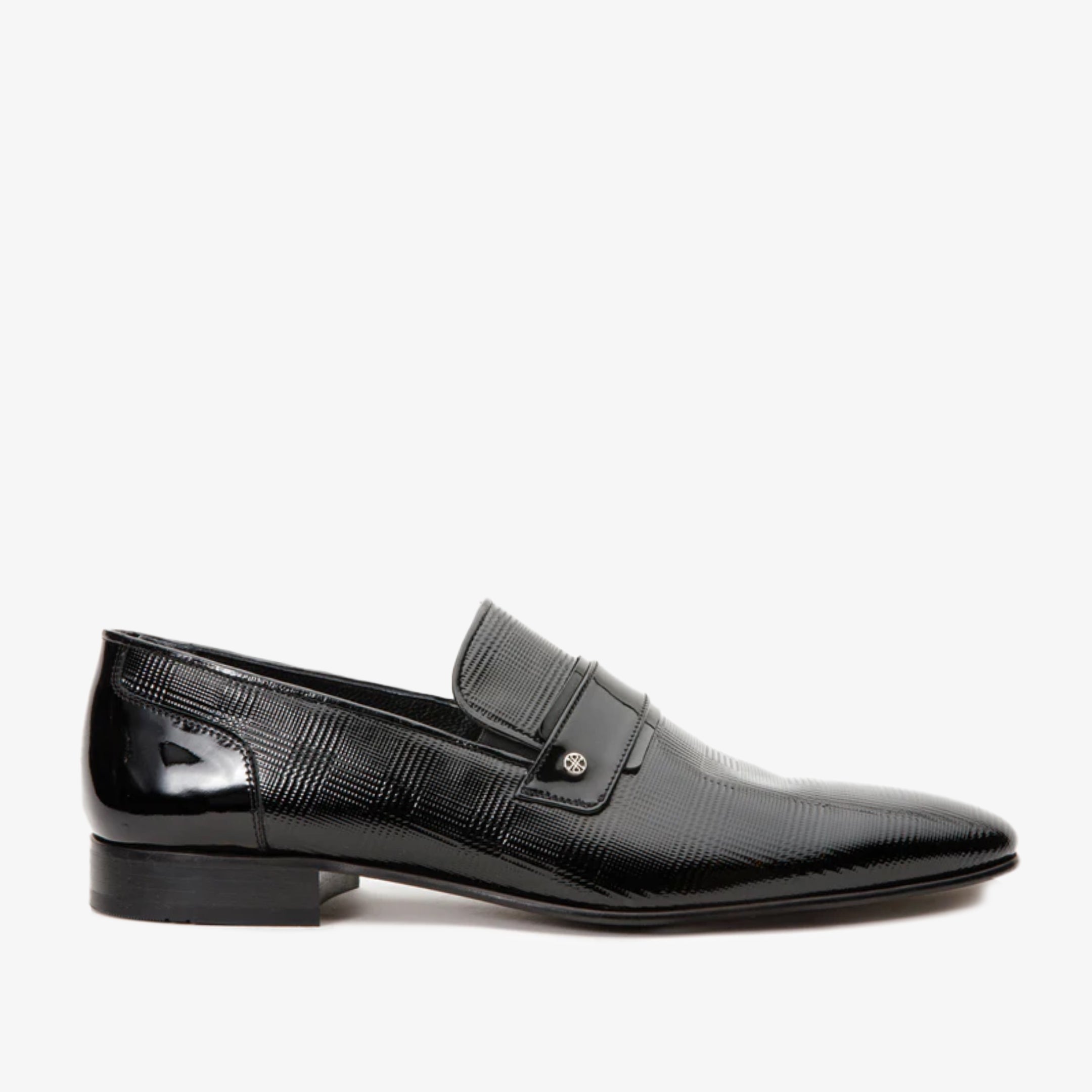 The Warsaw Shoe Black Leather Bit Loafer - Vinci Leather