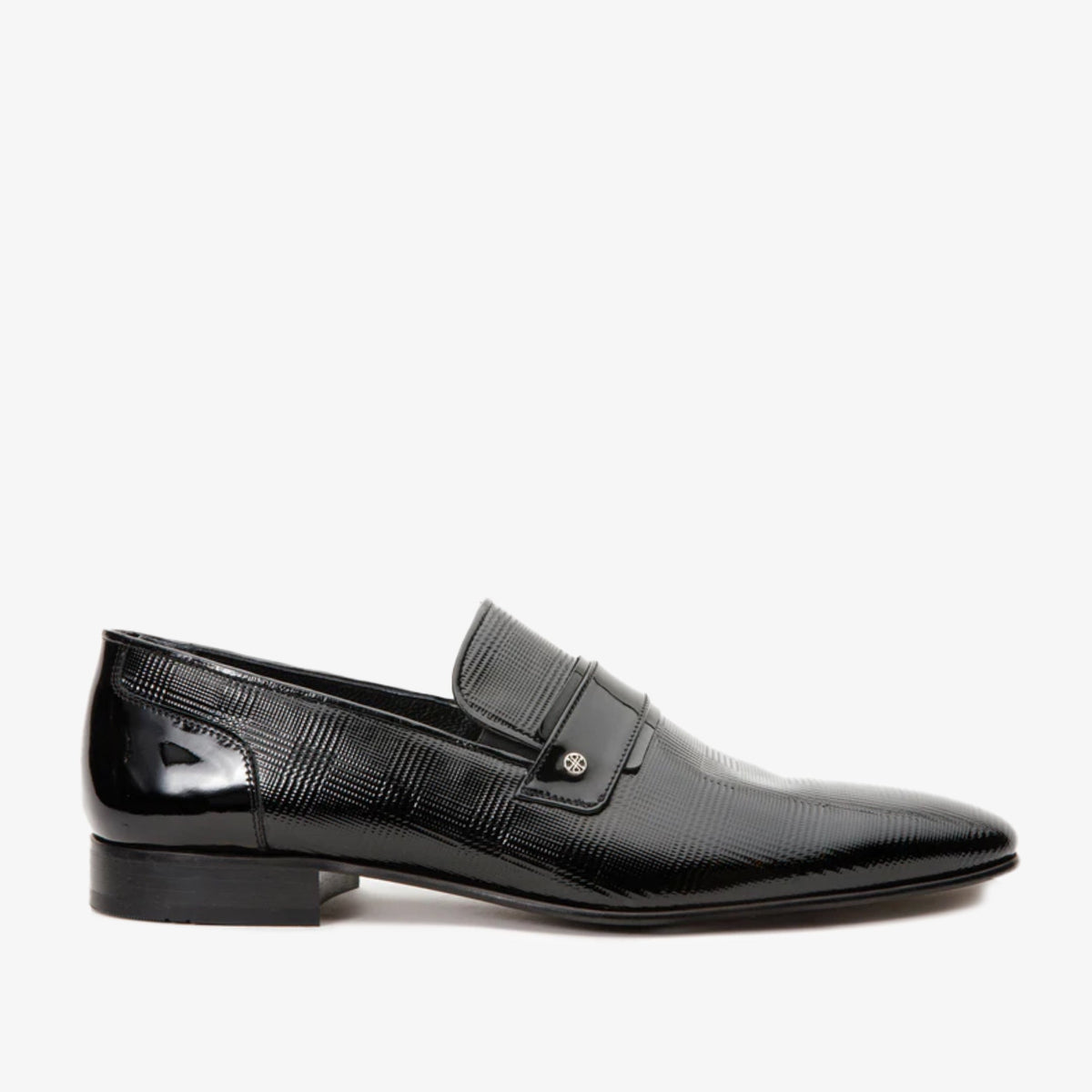 The Warsaw Shoe Black Leather Bit Loafer - Vinci Leather