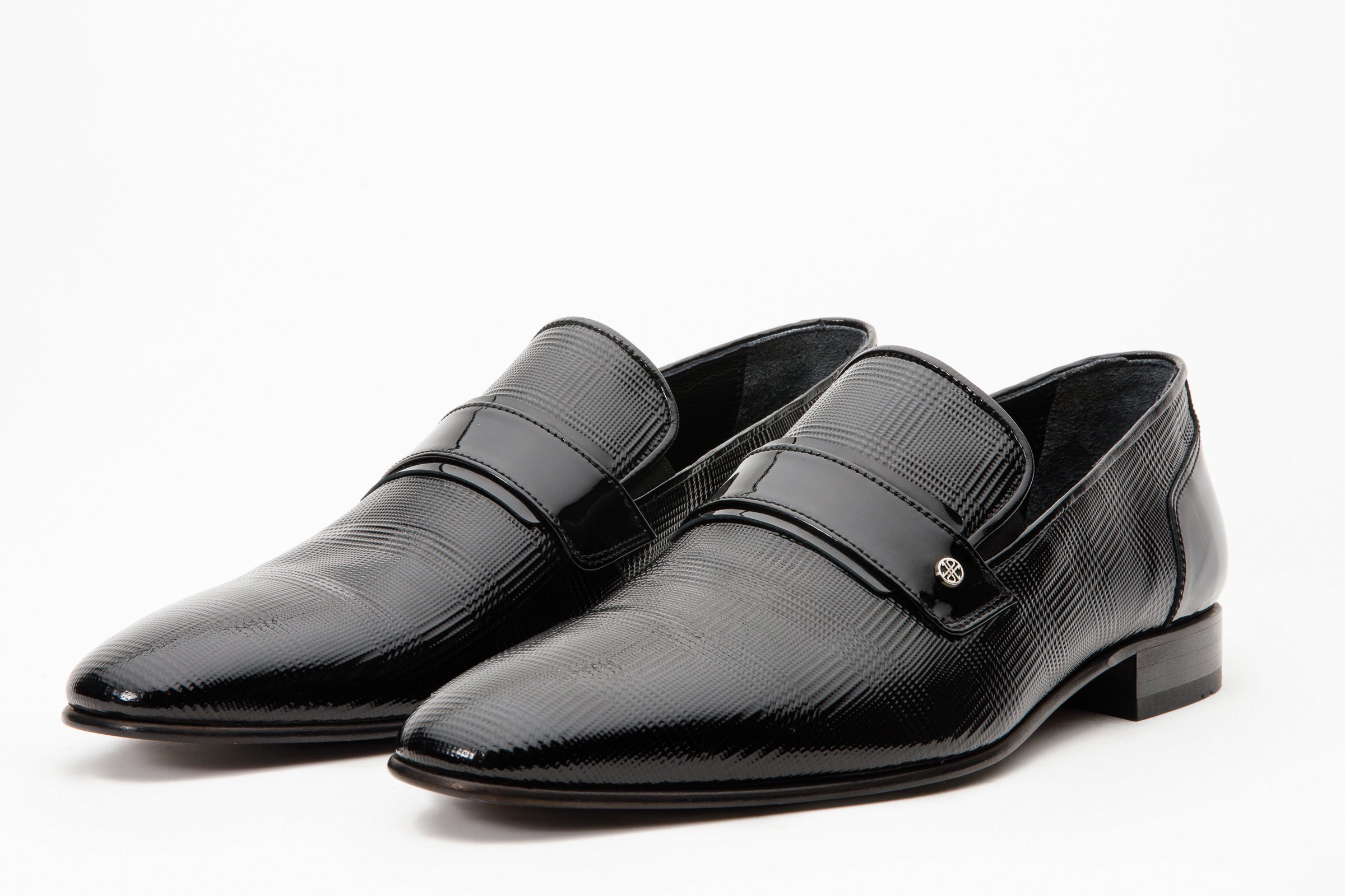 The Warsaw Shoe Black Leather Bit Loafer - Vinci Leather