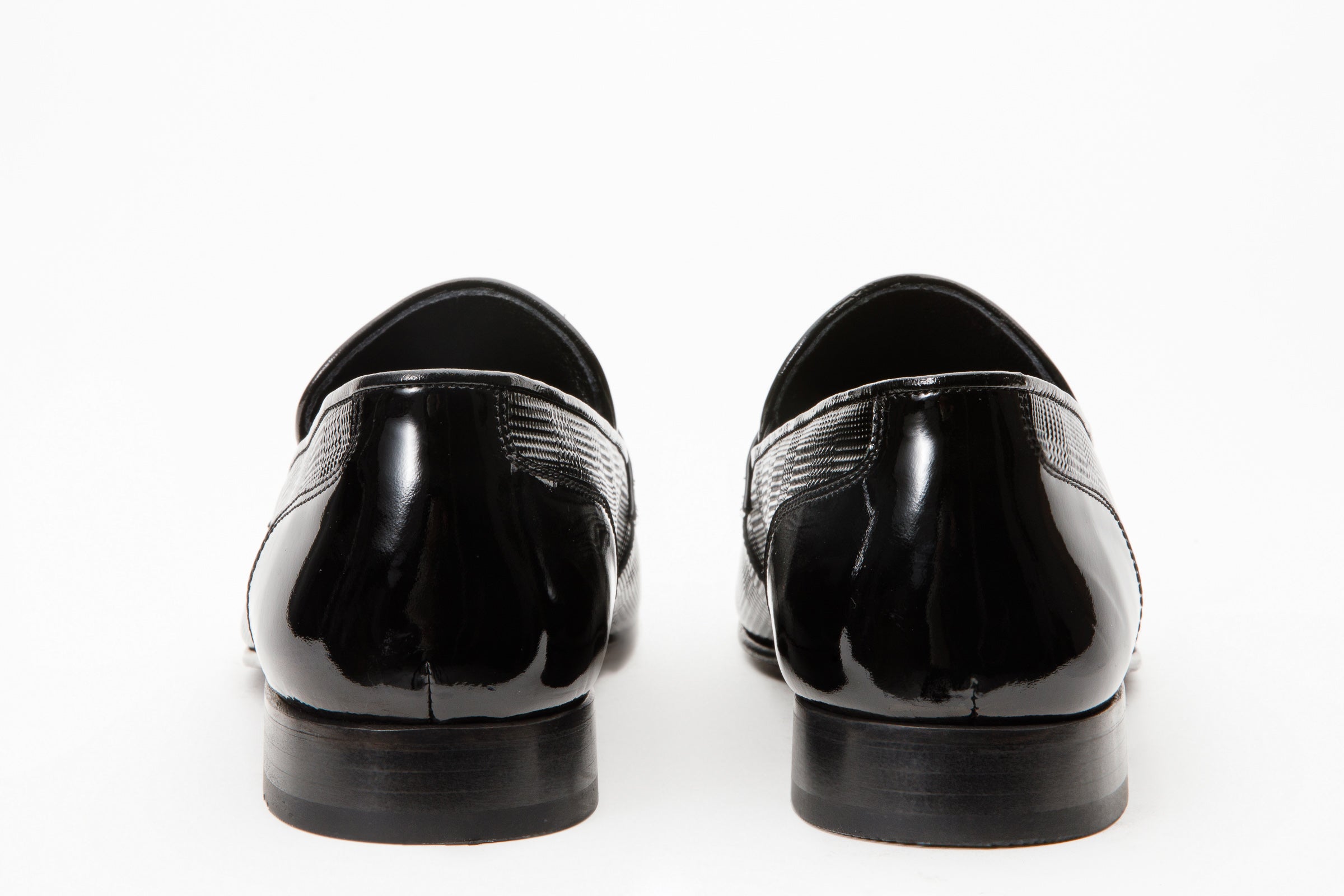 The Warsaw Shoe Black Leather Bit Loafer - Vinci Leather