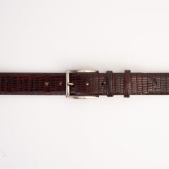 The Empire Burgundy Leather Belt - Vinci Leather