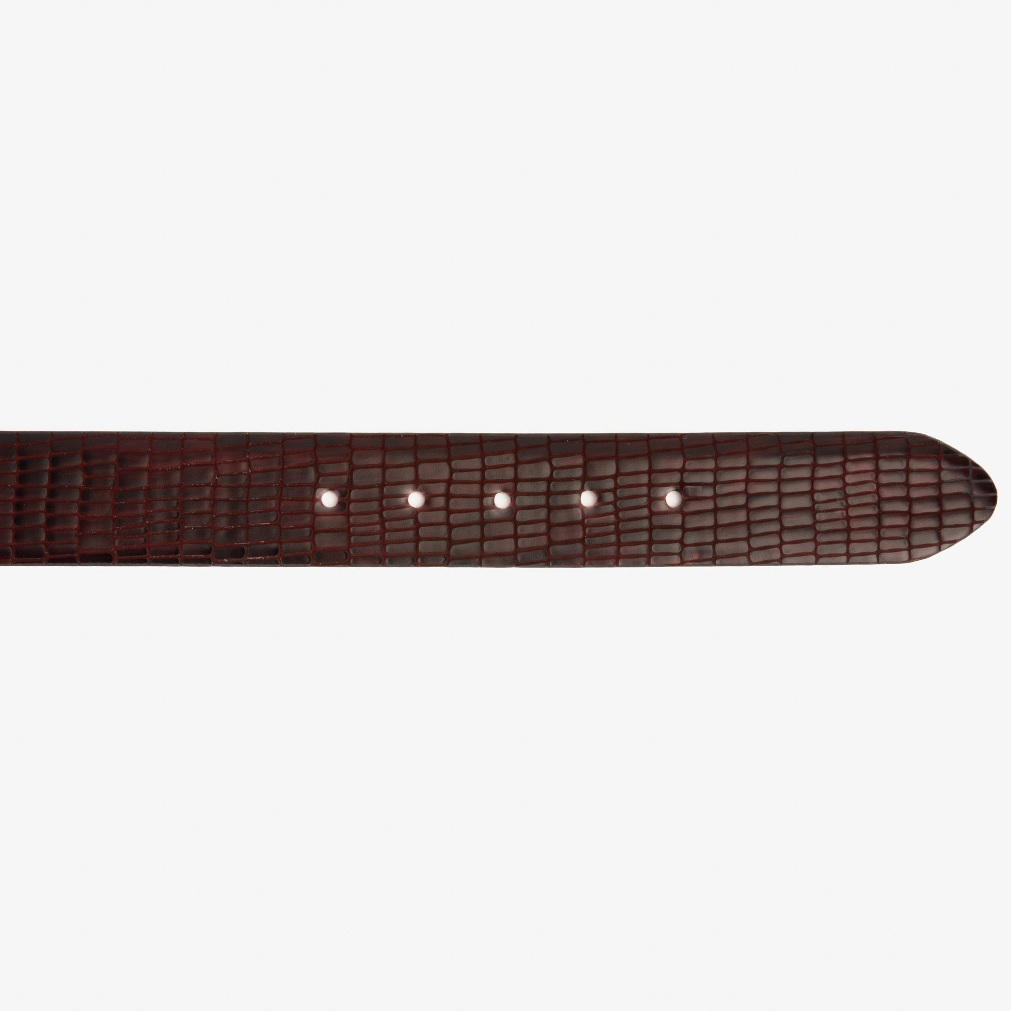 The Empire Burgundy Leather Belt - Vinci Leather