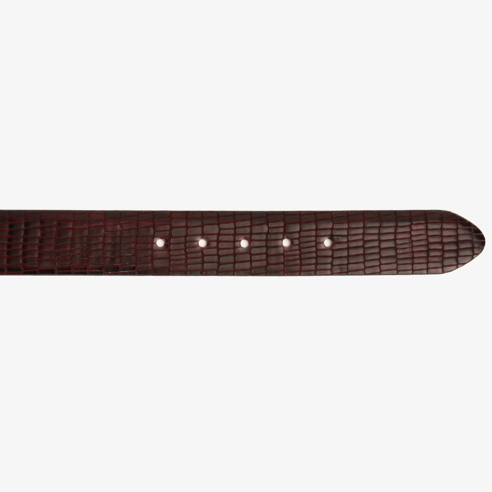 The Empire Burgundy Leather Belt - Vinci Leather