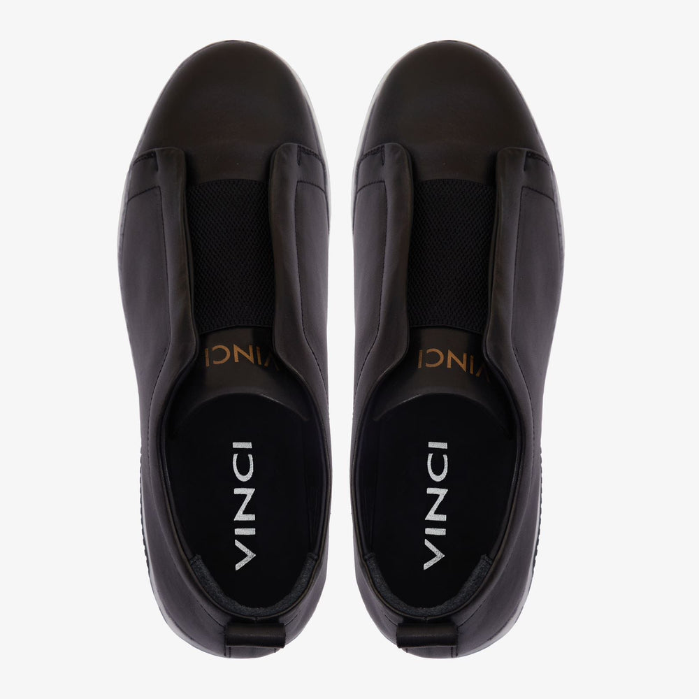 The Urgup Black Sneaker - Vinci Leather